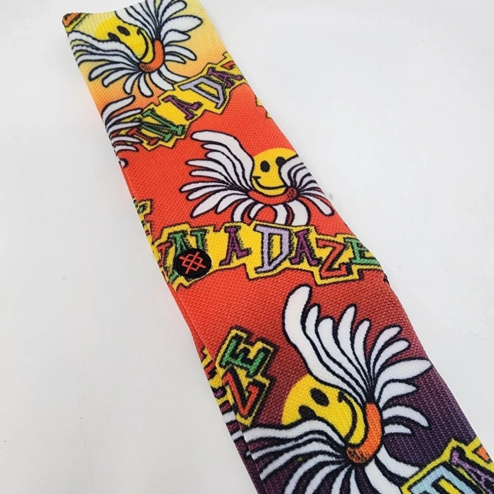 Stance In A Daze Crew Socks Men's L Cushion Multicolor Sun Unisex Stretch